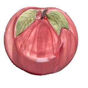 Franciscan Apple Plate Made in Portugal Vintage Decorative Accent Salad 8.5”
